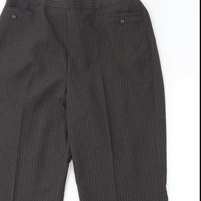 BM Womens Grey Striped  Trousers  Size 18 L24 in