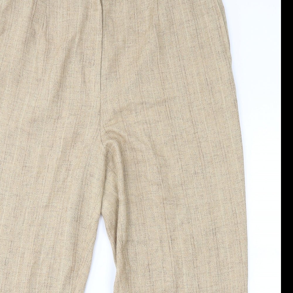 ELVI Womens Beige   Trousers  Size 20 L27 in