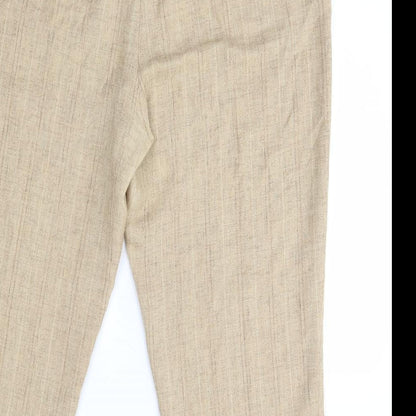 ELVI Womens Beige   Trousers  Size 20 L27 in