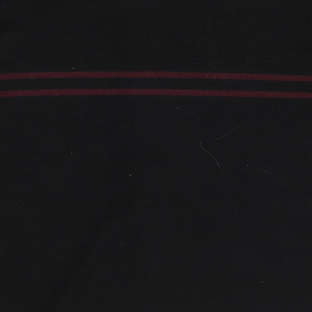 Preworn Womens Black   Full Zip Jumper Size L