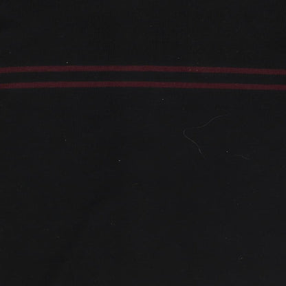Preworn Womens Black   Full Zip Jumper Size L