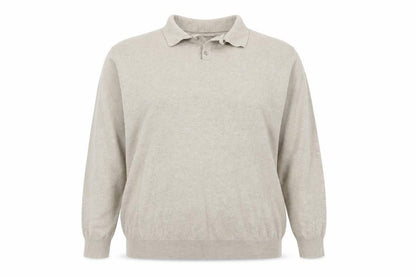 Front view of Stonebay women’s beige jumper, size 2XL