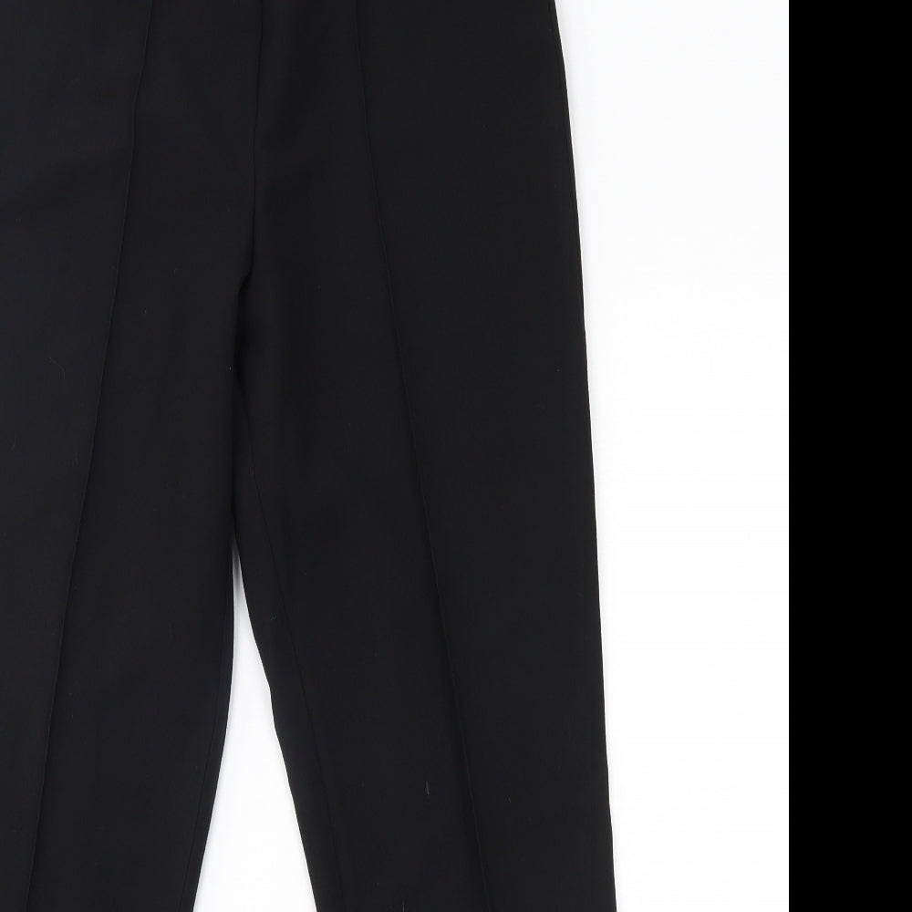 Womens UK Size 10 Mia Moda Regular Fit  Black Trousers