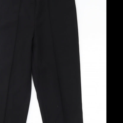 Womens UK Size 10 Mia Moda Regular Fit  Black Trousers