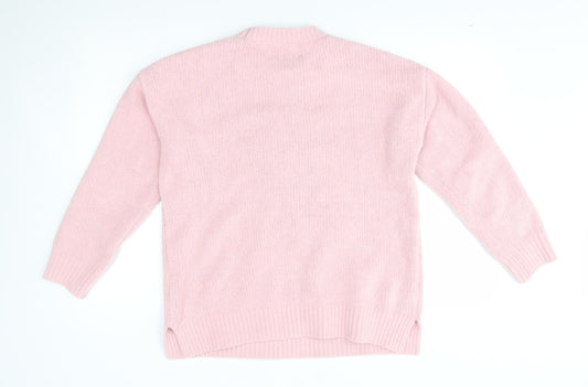 F&F Womens Pink   Pullover Jumper Size 14  - Penguin