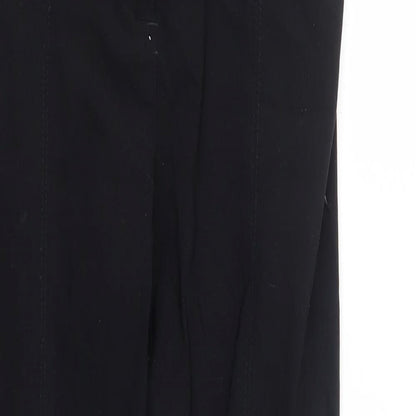 Womens UK Size 10 New Look Regular Fit  Black Trousers