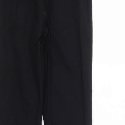 Womens UK Size 10 New Look Regular Fit  Black Trousers
