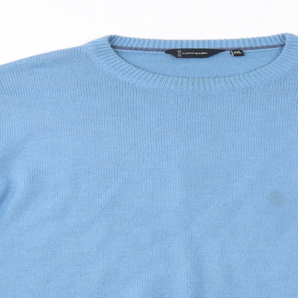 Cutting Edge Mens Blue   Pullover Jumper Size 2XL