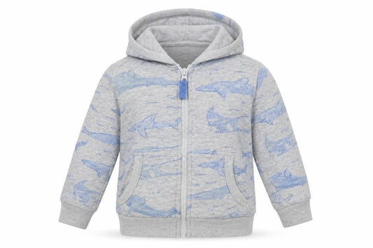 TU Baby Grey   Full Zip Jumper Size 12-18 Months  - hoodie