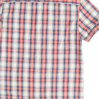 Primark Mens Red Plaid   Button-Up Size M