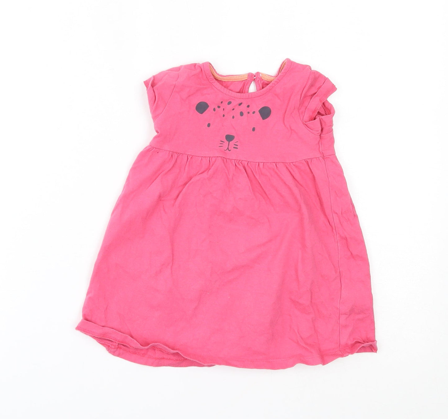 F&F Girls Pink   Basic Blouse Size 9-12 Months