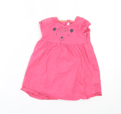 F&F Girls Pink   Basic Blouse Size 9-12 Months