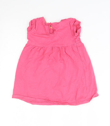 F&F Girls Pink   Basic Blouse Size 9-12 Months