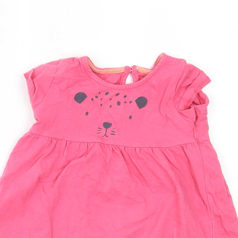 F&F Girls Pink   Basic Blouse Size 9-12 Months