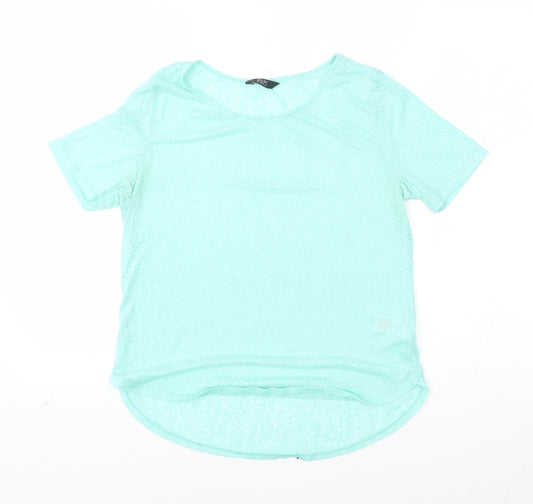 F&F Womens Blue   Basic T-Shirt Size 10  -