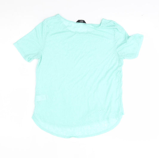 F&F Womens Blue   Basic T-Shirt Size 10  -