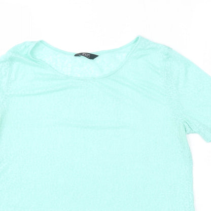 F&F Womens Blue   Basic T-Shirt Size 10  -