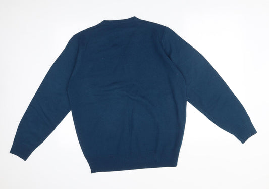 George Mens Blue   Pullover Sweatshirt Size M
