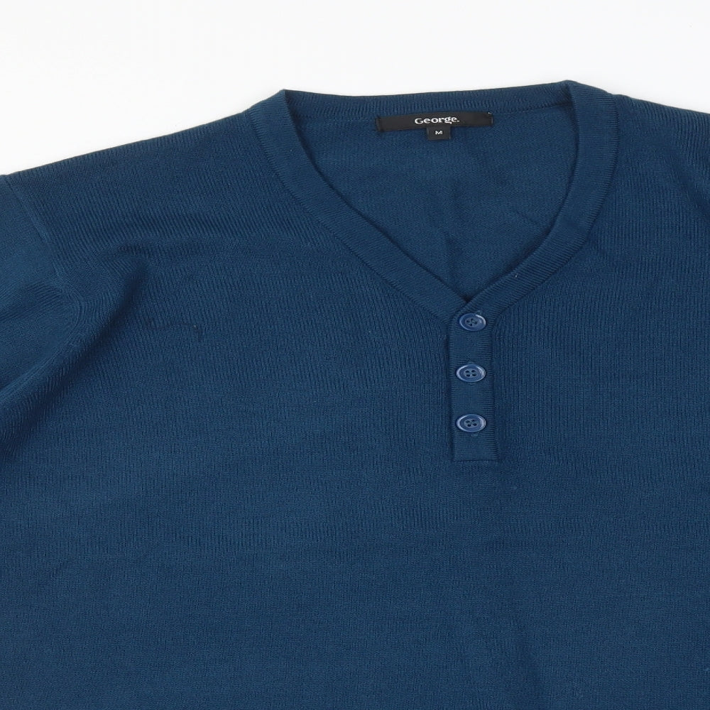 George Mens Blue   Pullover Sweatshirt Size M