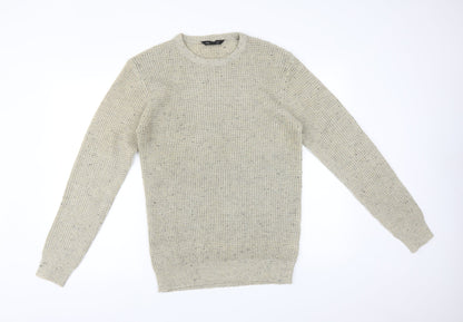 Mens UK Size XS Cedar Wood State Beige Pullover Sweatshirt