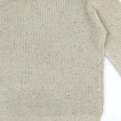 Mens UK Size XS Cedar Wood State Beige Pullover Sweatshirt