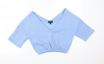 PRETTYLITTLETHING Womens Blue   Pullover Jumper Size S