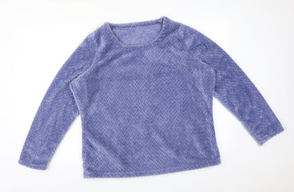 George Womens Purple Striped  Pullover Jumper Size 14