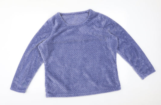 George Womens Purple Striped  Pullover Jumper Size 14