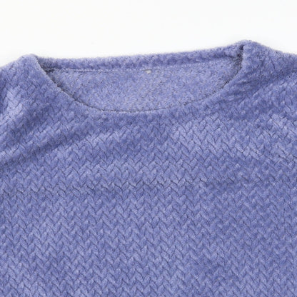 George Womens Purple Striped  Pullover Jumper Size 14