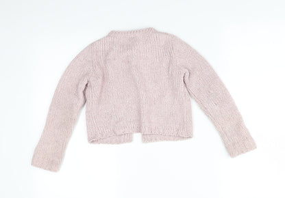 George Girls Pink   Cardigan Jumper Size 6-7 Years