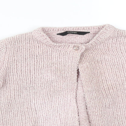 George Girls Pink   Cardigan Jumper Size 6-7 Years