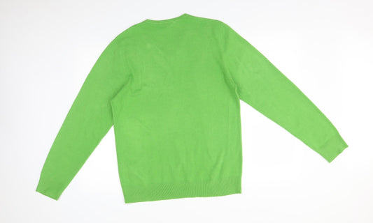 Mens UK Size M M&S Green Pullover Sweatshirt