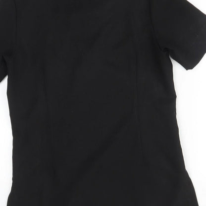Womens UK Size 10 Premier Black Tunic T-Shirt