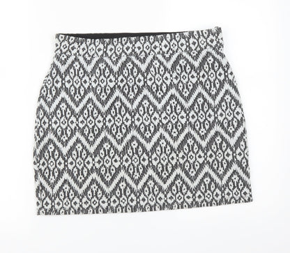 ESMARA Womens Multicoloured Argyle/Diamond  Straight & Pencil Skirt Size M