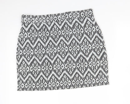ESMARA Womens Multicoloured Argyle/Diamond  Straight & Pencil Skirt Size M