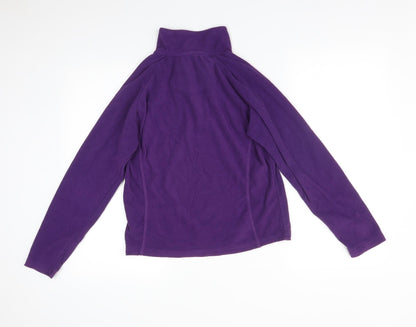 CRANE TRAIL Womens Purple   Full Zip Jumper Size S