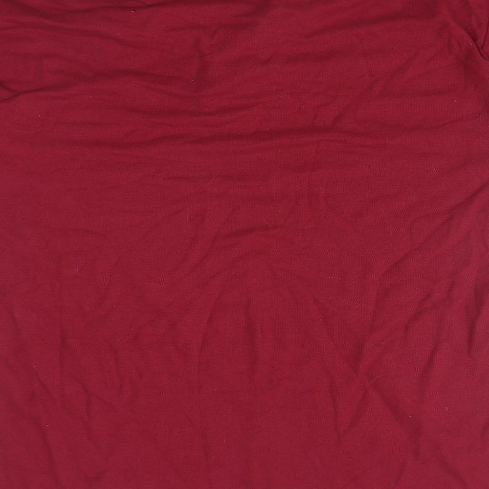 BETTER BASICS Mens Red    Polo Size L
