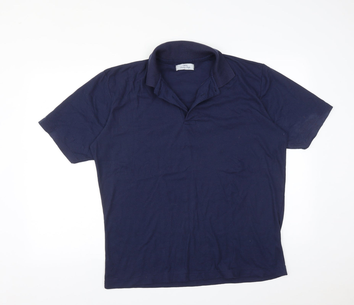 CLASSIC STYLE Mens Blue    Polo Size L