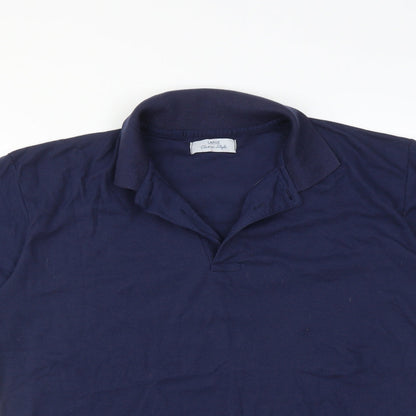 CLASSIC STYLE Mens Blue    Polo Size L