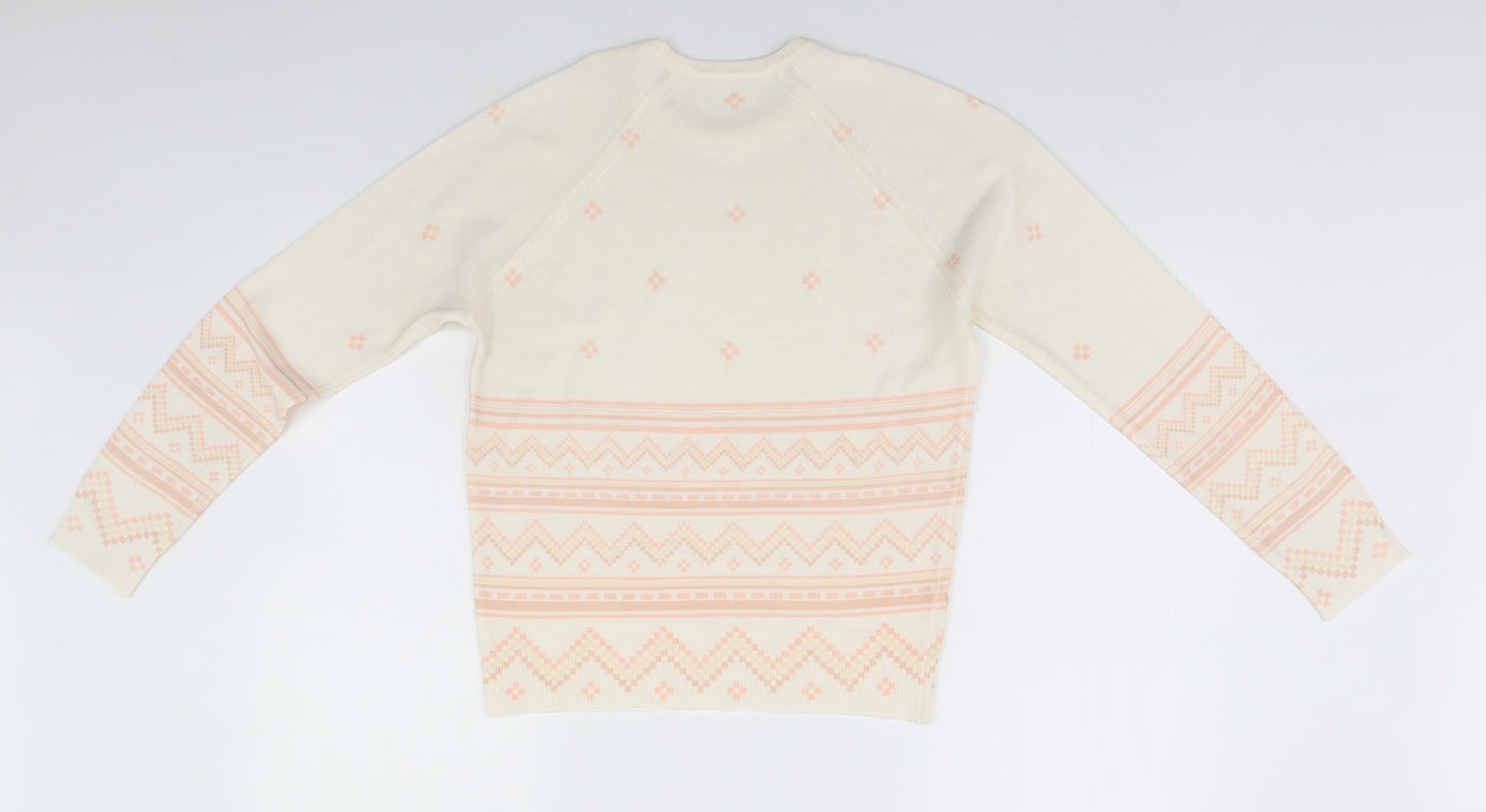 Womens UK Size  Preworn Ivory Pullover Jumper