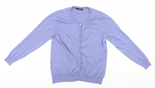 George Womens Blue   Cardigan Jumper Size 14