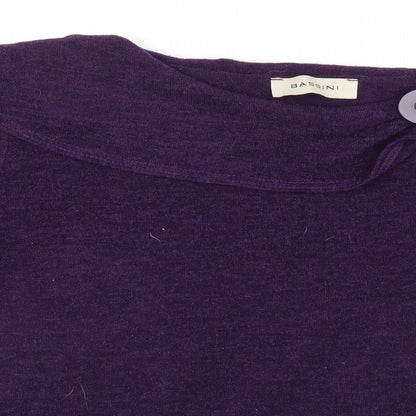 Womens UK Size 18 BASSINI Blue Pullover Jumper