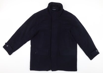 Womens UK Size L EWM Blue Overcoat