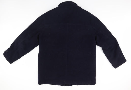 Womens UK Size L EWM Blue Overcoat
