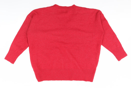 Primark Womens Red   Pullover Jumper Size 12