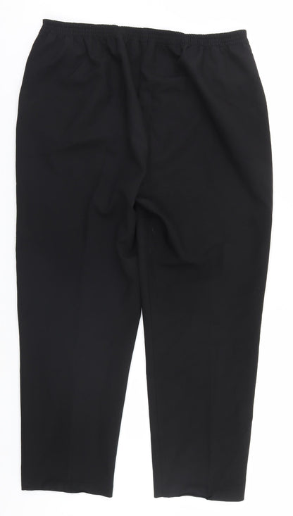 Classic Womens Black   Trousers  Size 18 L28 in