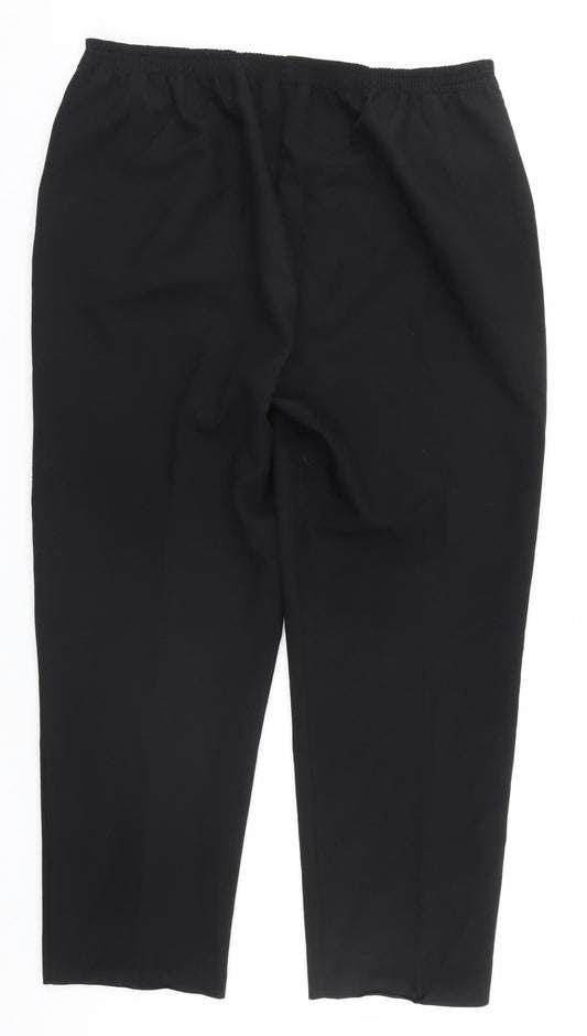 Classic Womens Black   Trousers  Size 18 L28 in
