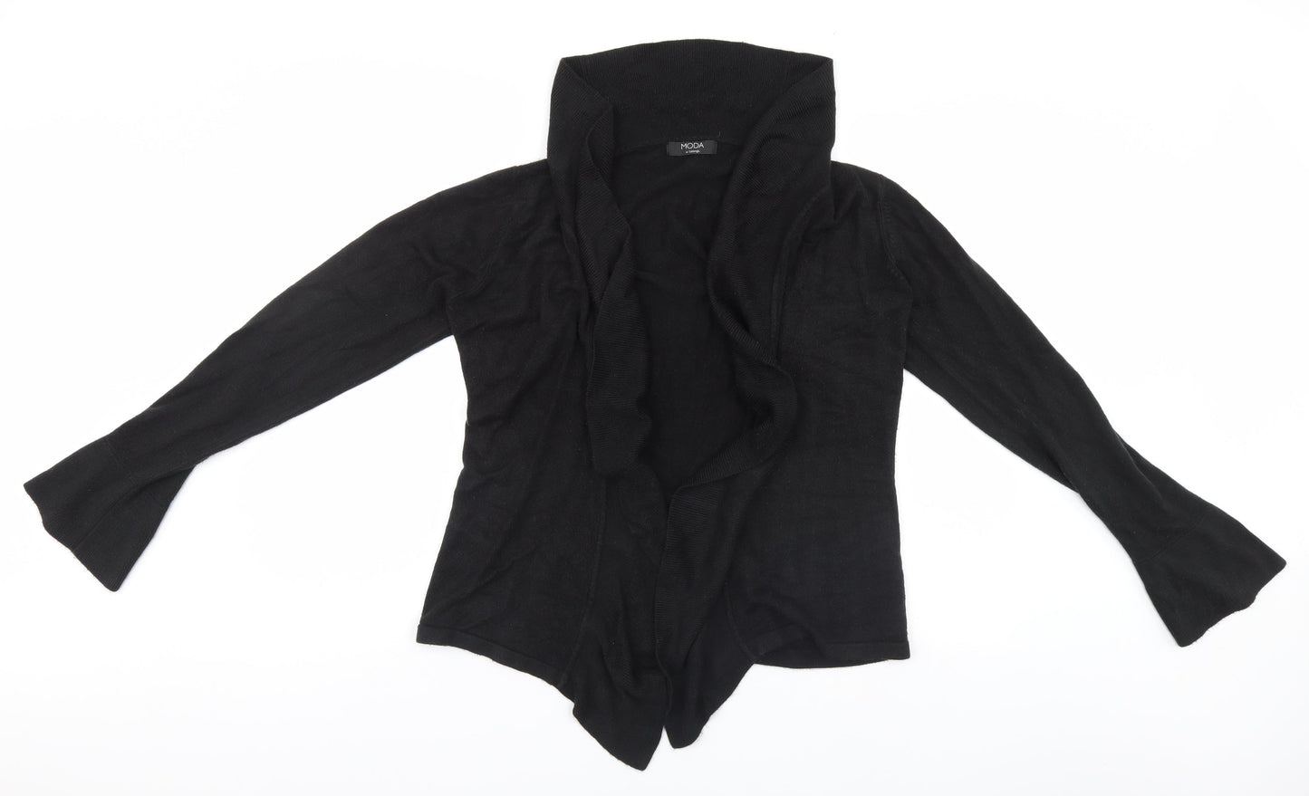Womens UK Size 14 Moda Black Cardigan Jumper