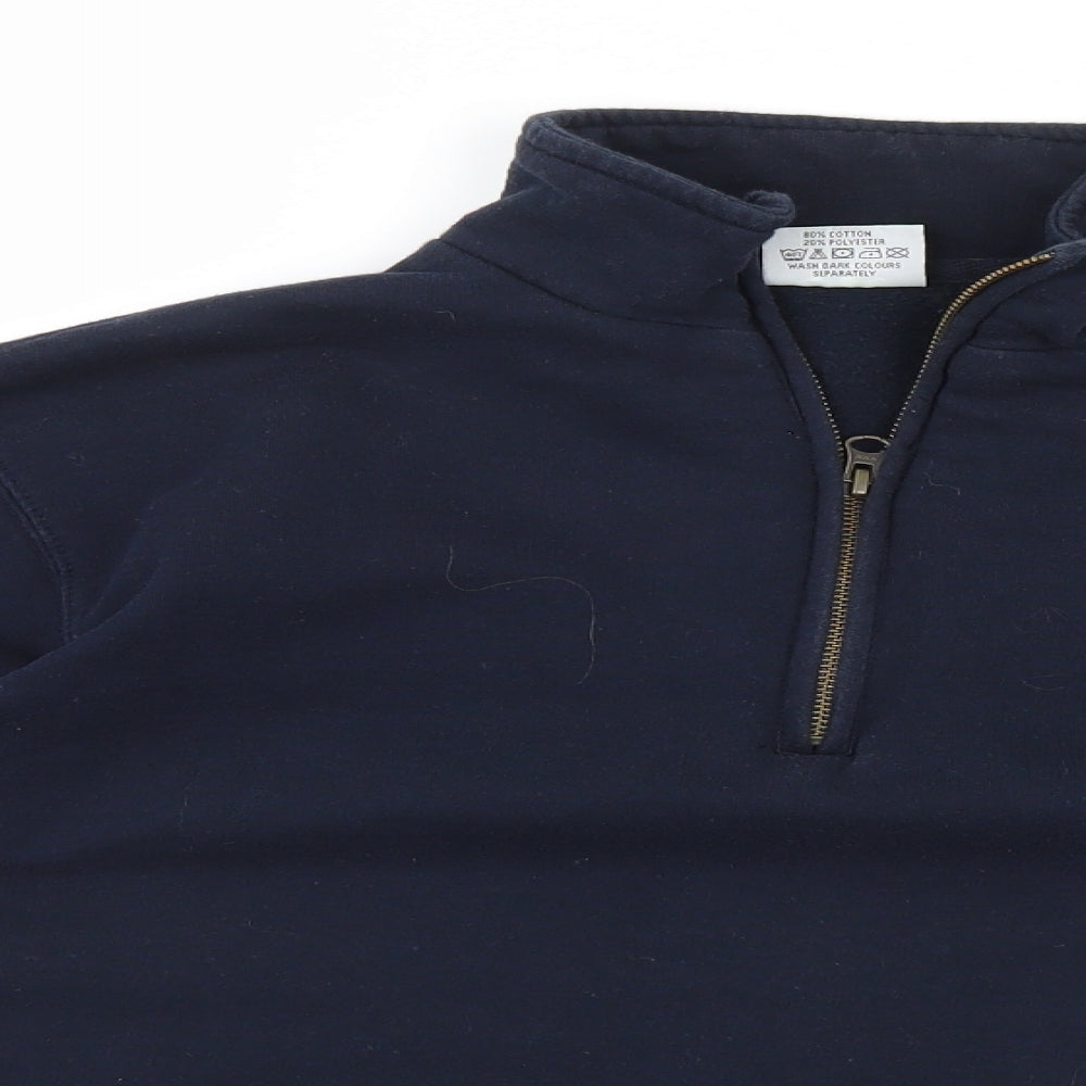 Awdis Mens Blue   Pullover Jumper Size M