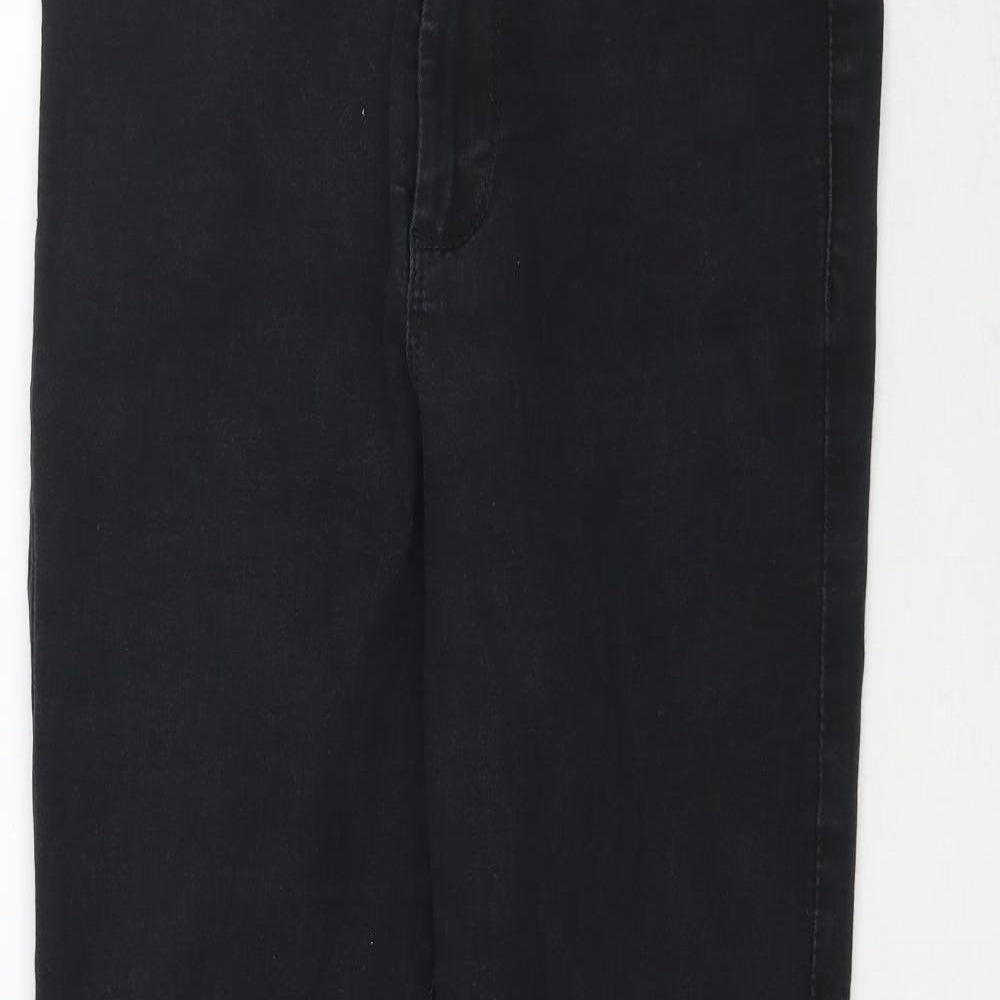 Denim Co. Womens Black  Denim Skinny Jeans Size 10 L28 in